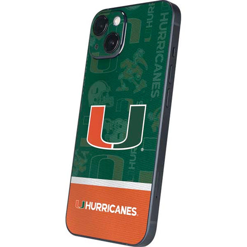 University of Miami U Hurricanes iPhone 14 Plus Skin